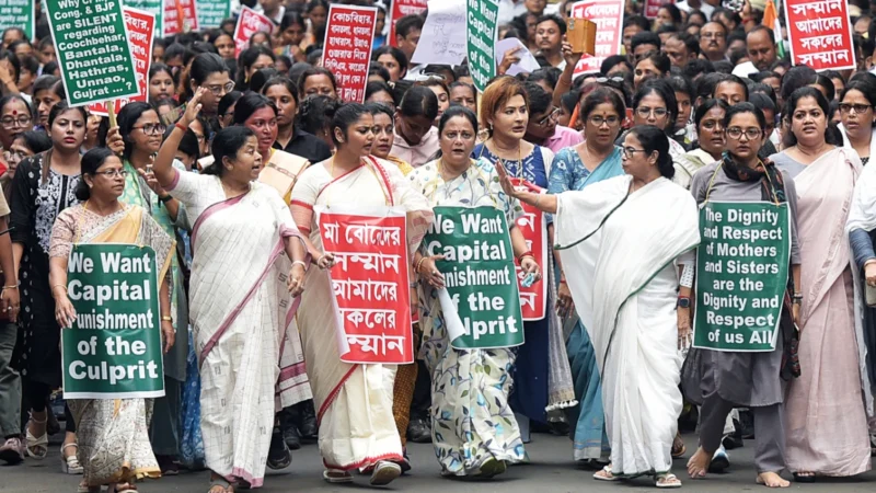 कोलकाता रेप मर्डर केस – ममता बनर्जी के मार्च पर भाजपा का तंज