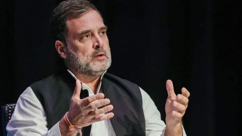 राहुल गांधी की आरक्षण ख़त्म करने पर की गई टिप्पणी