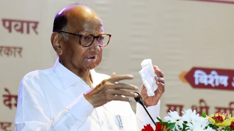 सत्ता में बैठे लोगों की शिवाजी महाराज में कोई आस्था नहीं शरद पवार