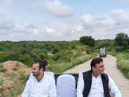 अखिलेश भतीजे तेज प्रताप का नामांकन कराने करहल पहुंचे