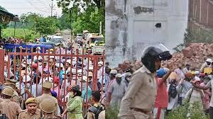 उत्तर प्रदेश के आगरा में खेत की मेड़ को लेकर खूनी संघर्ष