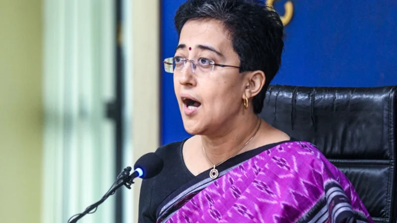 दिल्ली विस्फोट पर आतिशी ने मथनी शुरू की राजनीति