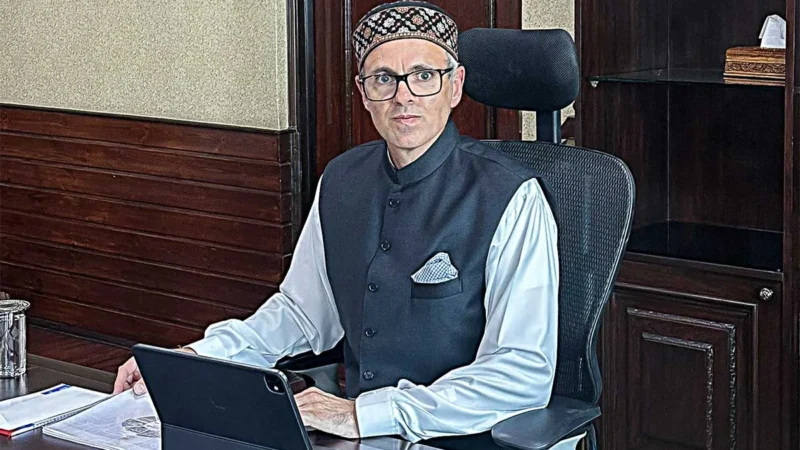 उमर अब्दुल्ला ने अपने मंत्रियों को बांटे विभाग