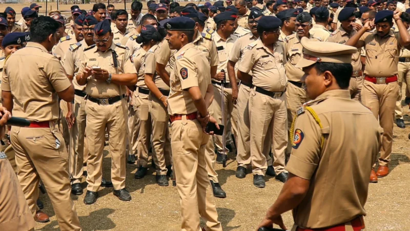 दुर्गा मां की मूर्ती के विसर्जन के दौरान हुई हिंसा