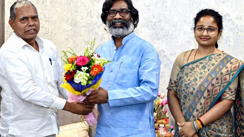 झारखंड के मुख्यमंत्री सोरेन ने ‘रोटी, बेटी और माटी’ को लेकर भाजपा पर निशाना साधा