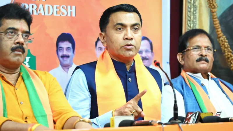 इंदिरा गांधी ने  1971-72  में संविधान का अपमान किया था: प्रमोद सावंत