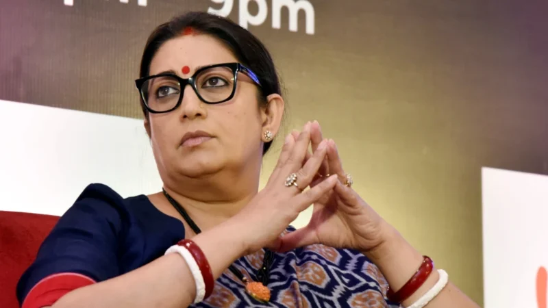 कांग्रेस इंडिया’ गठबंधन अपने विकास के लिए काम कर रहे हैं: ईरानी