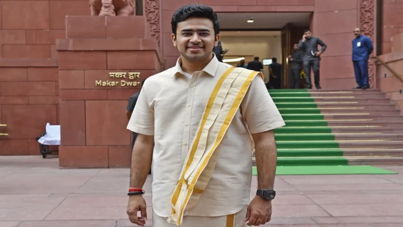 तेजस्वी सूर्या के खिलाफ कर्नाटक में एफआईआर