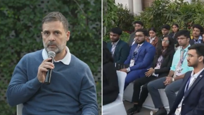 IIT मद्रास के छात्रों से मिले राहुल गांधी, गुणवत्तापूर्ण शिक्षा की गारंटी पर दिया जोर
