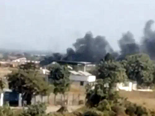 गुजरात में हेलिकॉप्टर दुर्घटनागस्त ३ लोगों की मौत