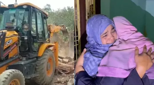 बावड़ी के पीछे प्रशासन बावला, एक घंटे में खाली कराया मकान: भीषण ठंड में सड़क पर आ गया परिवार