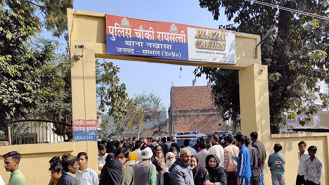 संभल में पुलिस कस्टडी में युवक की मौत, भारी हंगामा