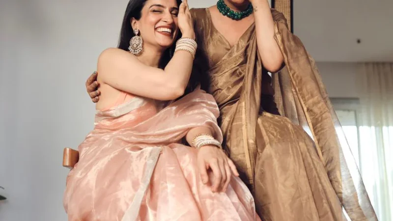 शादियों मेंं चाहती हैं रॉयल लुक तो ट्राई करें टिश्यू सिल्क साड़ियां