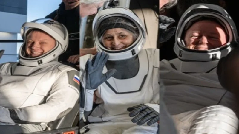 नौ महीने बाद धरती पर लौटीं सुनीता विलियम्स