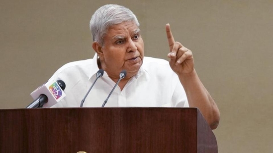 उपराष्ट्रपति जगदीप धनखड़ ने न्यायपालिका के अधिकार क्षेत्र पर फिर उठाया सवाल