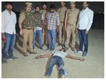 पुलिस और बदमाशों के बीच मुठभेड़: सर्राफा व्यवसायी से लूट के आरोपियों को लगी गोली, गिरफ्तार