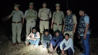 सोनभद्र में मुठभेड़ के बाद पांच पशु तस्कर गिरफ्तार, 39 पशु मुक्त