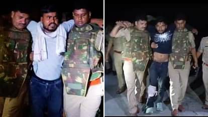 आजमगढ़: अश्वनी चौहान हत्याकांड के दो इनामी आरोपी मुठभेड़ में घायल, गिरफ्तार
