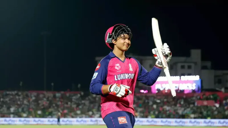 14 साल के वैभव सूर्यवंशी के ऐतिहासिक शतक से राजस्थान ने गुजरात को रौंदा