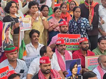 कर्नल सोफिया पर विवादित टिप्पणी के विरोध में समाजवादी महिला सभा का ‘शर्म करो’ मार्च