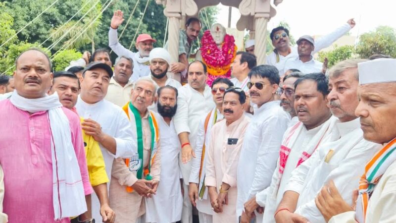 पुण्यतिथि पर याद किए गये पूर्व प्रधानमंत्री स्व.राजीव गांधी