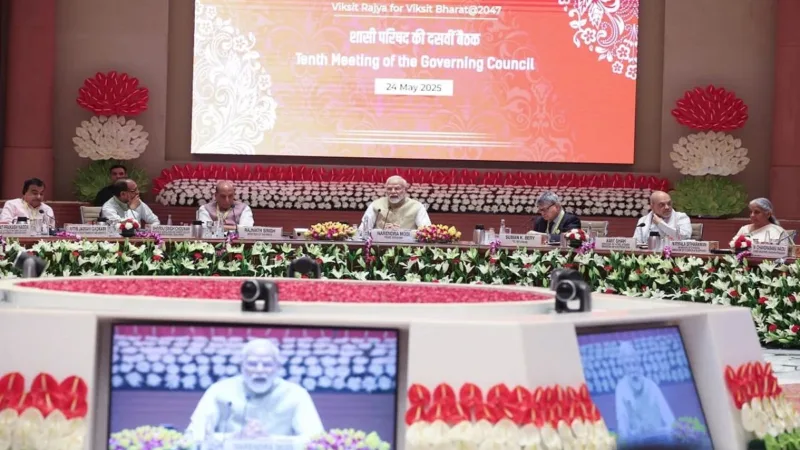 “विकसित भारत@2047: नीति आयोग की बैठक में PM मोदी का राज्य-केंद्र समन्वय पर जोर”