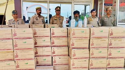 चंदौली में 1.12 करोड़ की अवैध अंग्रेजी शराब बरामद, पंजाब से बिहार ले जाई जा रही थी, एक गिरफ्तार