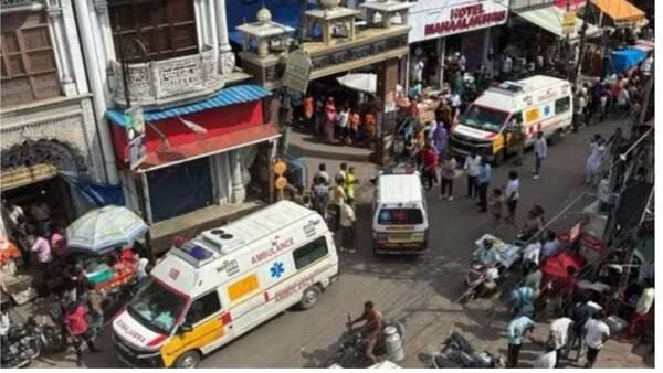 हेडिंग: हरिद्वार के मनसा देवी मंदिर में भगदड़, हाई वोल्टेज तार गिरने से 6 श्रद्धालुओं की मौत, कई घायल