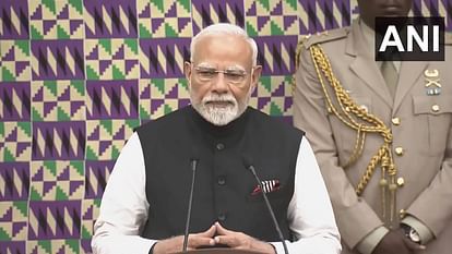 घाना में पीएम मोदी ने संसद को किया संबोधित: लोकतंत्र, विकास और साझेदारी पर दिया जोर