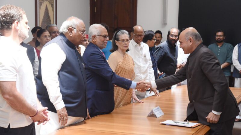 उपराष्ट्रपति चुनाव: विपक्षी उम्मीदवार बी. सुदर्शन रेड्डी ने दाखिल किया नामांकन, कहा– यह सिर्फ व्यक्ति नहीं, भारत के विचार की पुष्टि का चुनाव