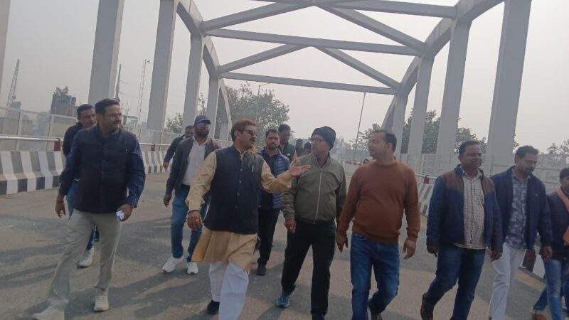 शीघ्र शुरू होगा कज्जाकपुरा फ्लाईओवर, विधायक ने किया निरीक्षण