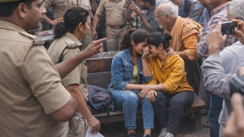 फिरोजाबाद: साथ रहने की जिद पर अड़ीं दो युवतियां, थाने के बाहर घंटों चला हंगामा