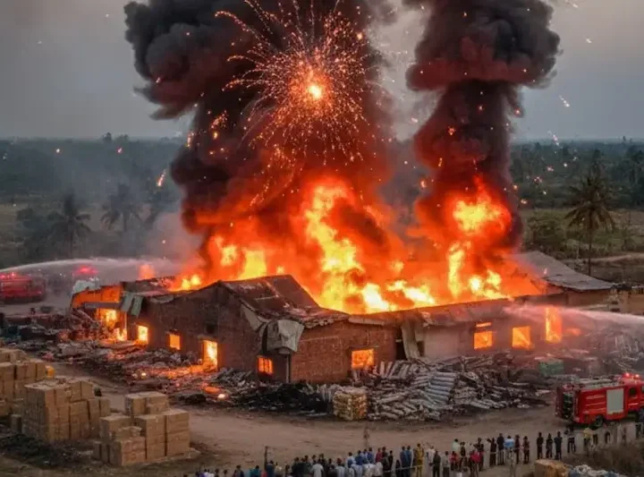 आंध्र प्रदेश के काकीनाडा में पटाखा फैक्टरी में भीषण धमाका, 21 की मौत; कई घायल