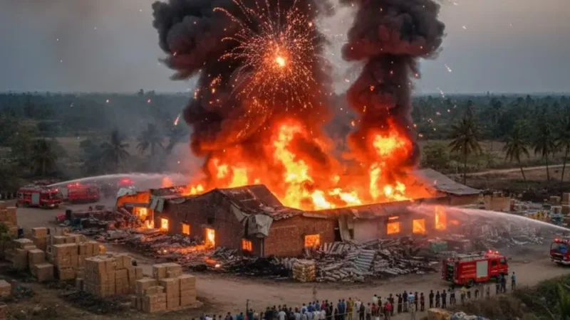 आंध्र प्रदेश के काकीनाडा में पटाखा फैक्टरी में भीषण धमाका, 21 की मौत; कई घायल