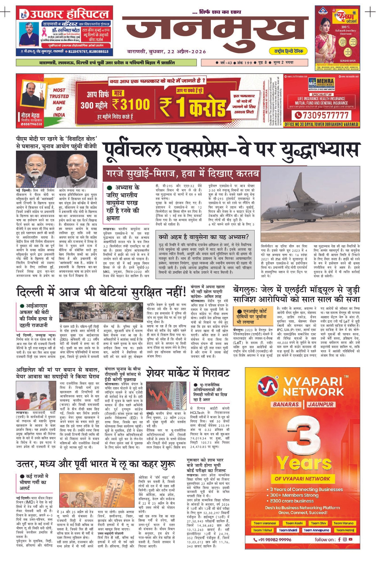 Janmukh Today 22 April-2026