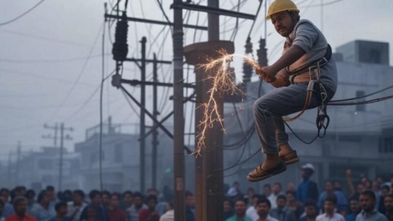 वाराणसी में करंट लगने से संविदा लाइनमैन की मौत, ट्रांसफार्मर पर काम के दौरान हुआ हादसा