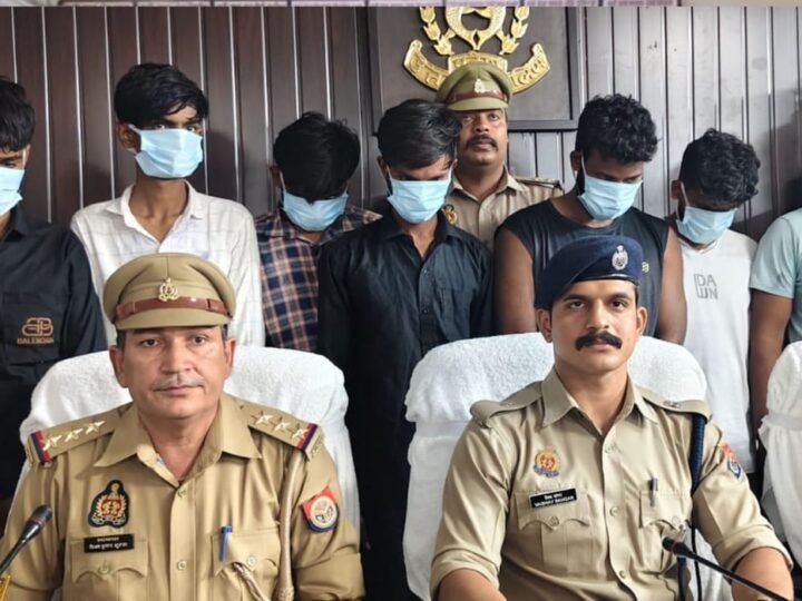 सर्राफा व्यापारी से 5 लाख की लूट का खुलासा, आठ आरोपी गिरफ्तार; मुठभेड़ में मुख्य बदमाश घायल