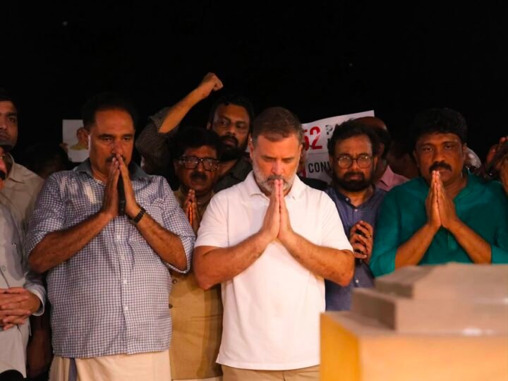 नीट पेपर लीक पर विपक्ष का शक्ति प्रदर्शन, राहुल गांधी के नेतृत्व में गांधी स्मृति मार्च; सरकार पर साधा निशाना