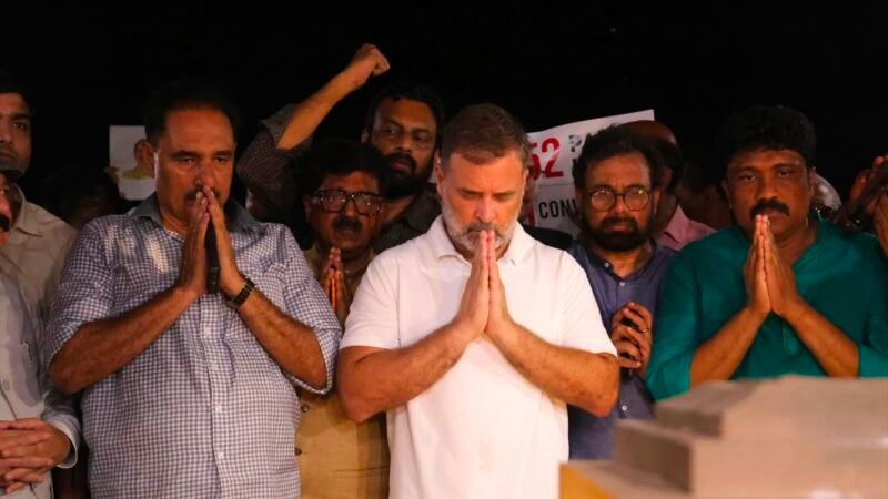नीट पेपर लीक पर विपक्ष का शक्ति प्रदर्शन, राहुल गांधी के नेतृत्व में गांधी स्मृति मार्च; सरकार पर साधा निशाना